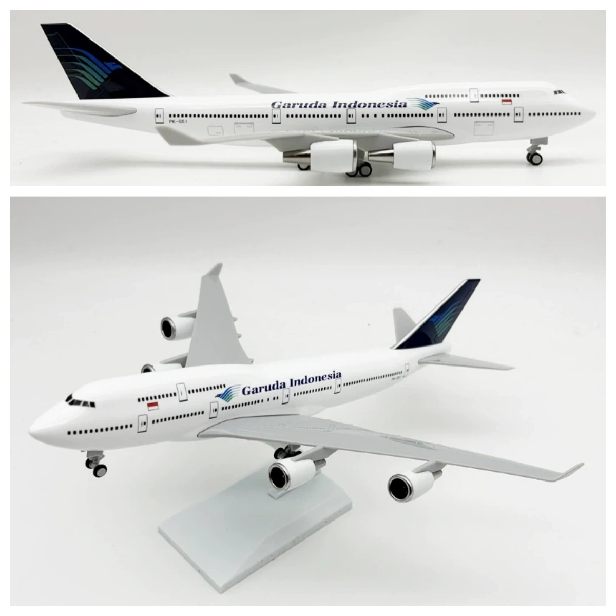 Model Kit Indonesia - نموذج طائرة جارودا إندونيسيا B747 بمقياس