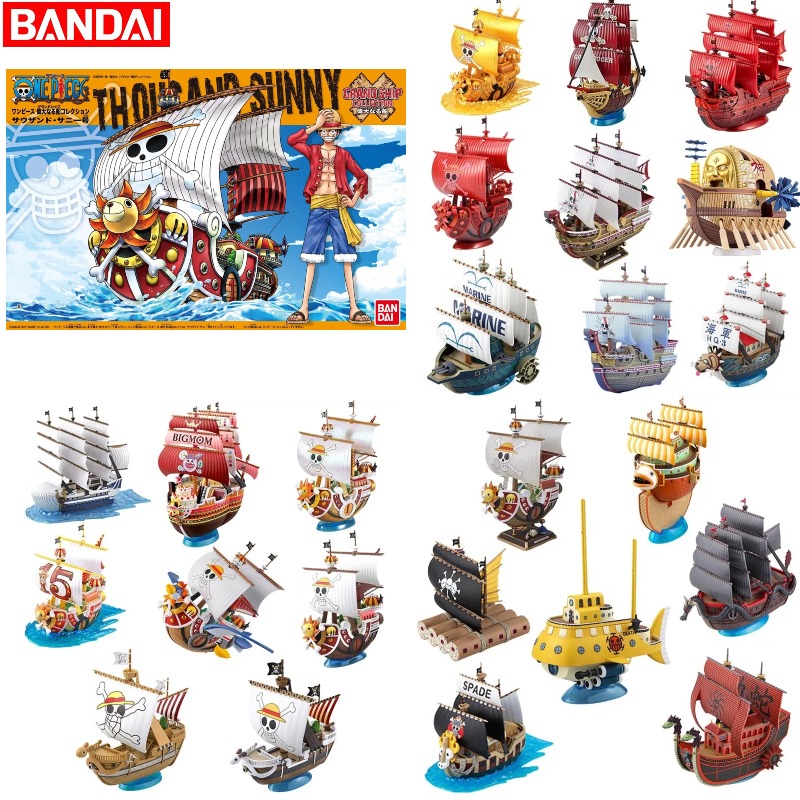 Model Kit One Piece Ship - 【متوفر في المخزون】مجموعة بانداي الأصلية من