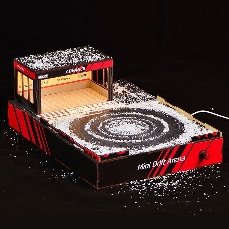 Model Kit Led - مجموعة بناء مشهد سيارات بمقياس 1:64