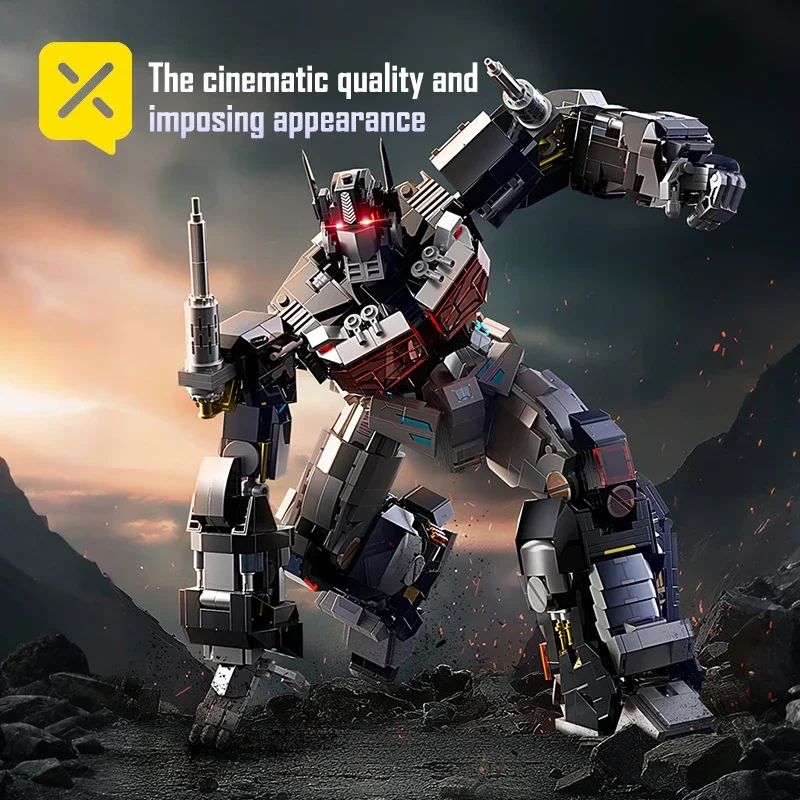 Model Kit Optimus - أوبتيموس برايم نايت محول روبوت اللبنات