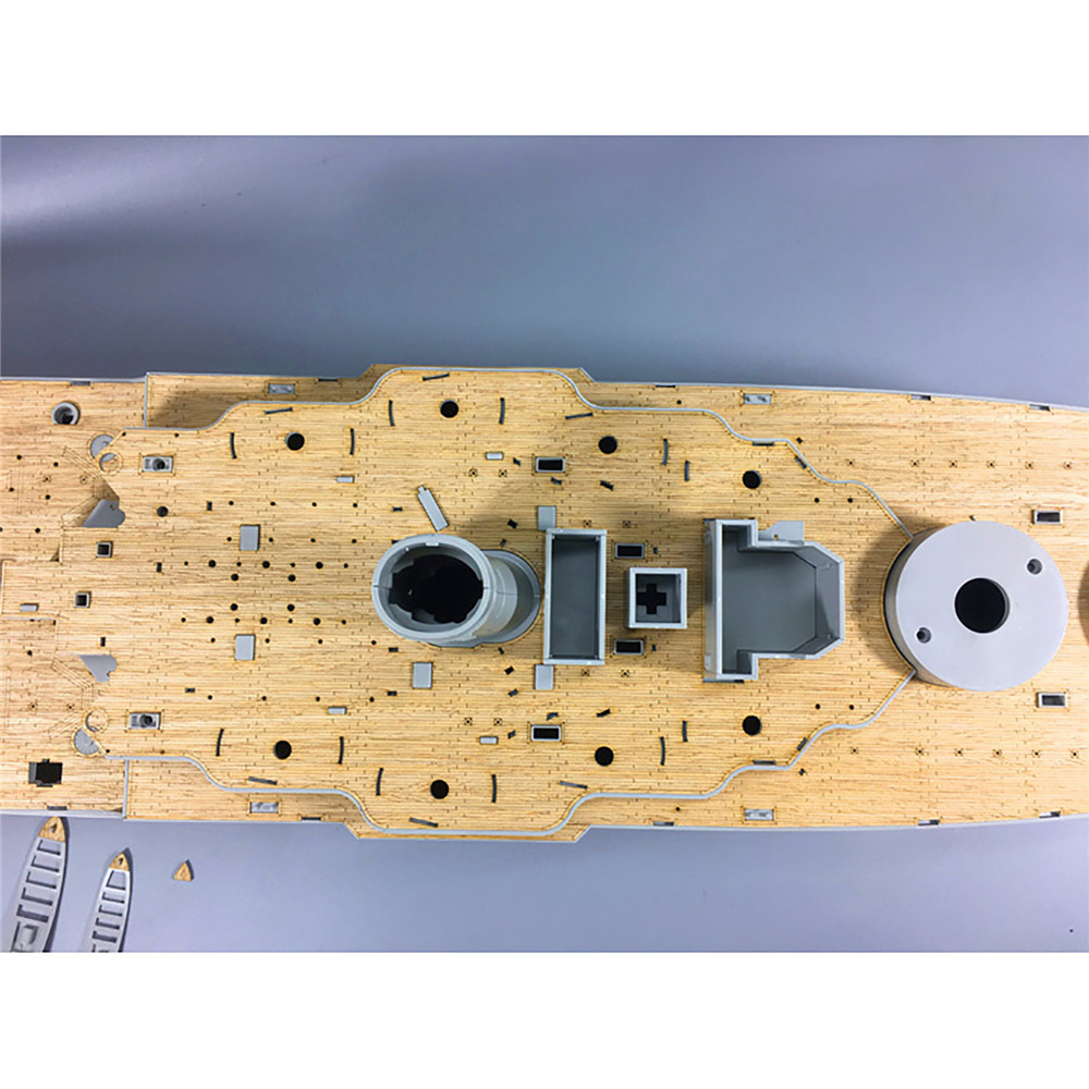 Model Kit Uss Arizona - سطح خشبي عدة ل Trumpeter 03701