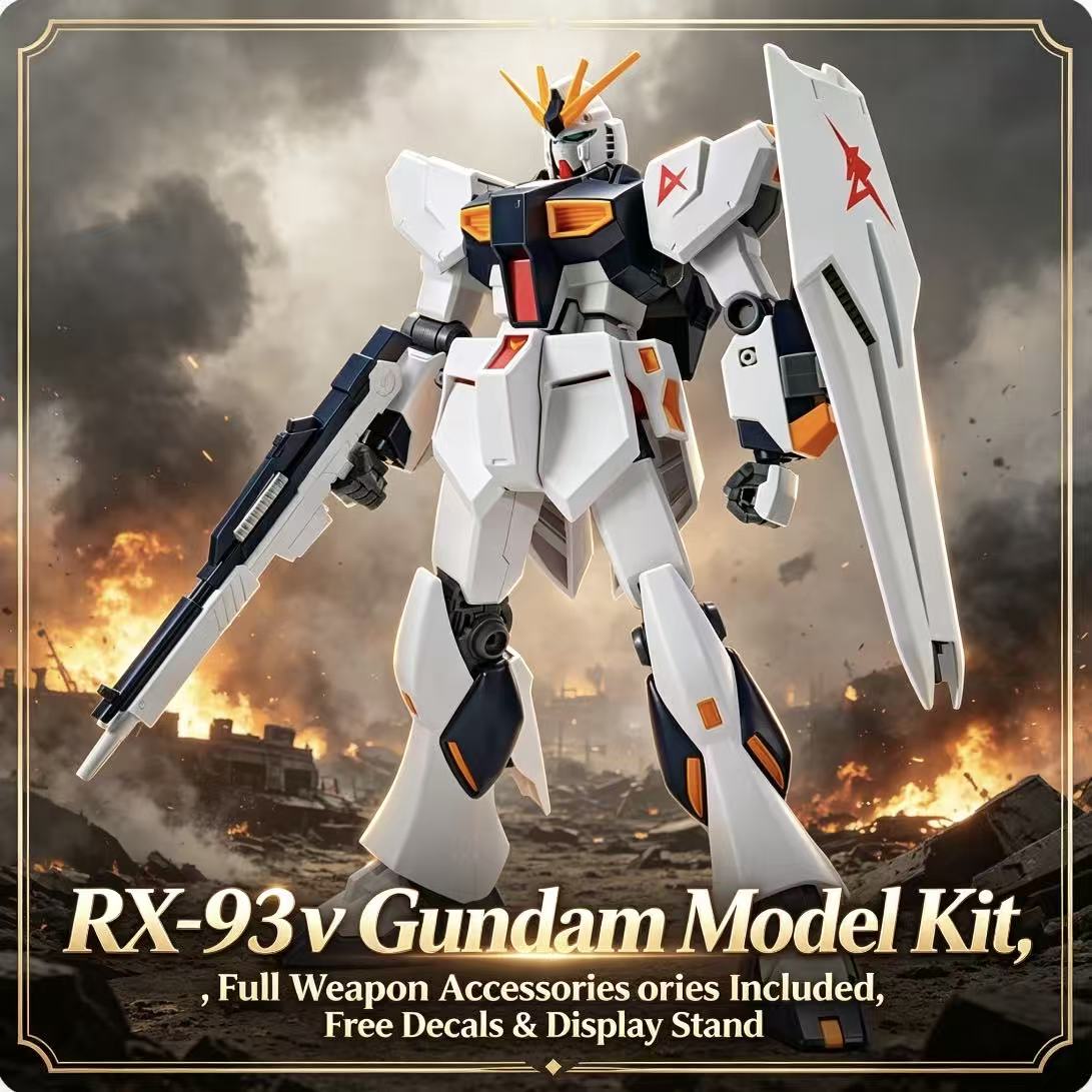 Model Kit Entry Grade - 93HG 1/144 طقم نموذج جاندام RX-93