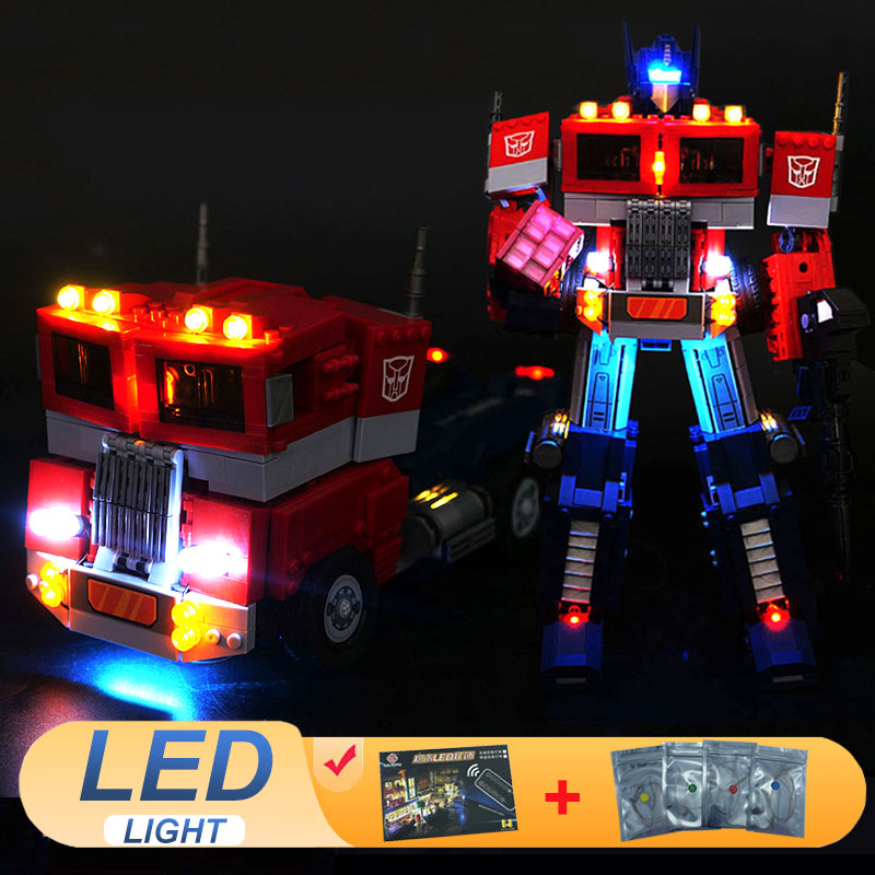 Model Kit Optimus - طقم إضاءة LED متوافق مع ليجو
