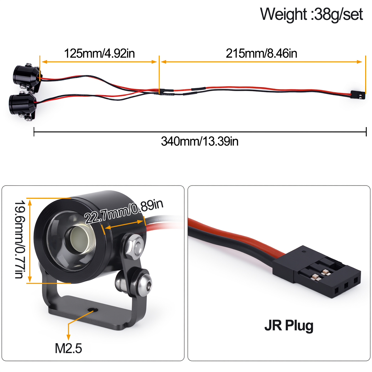 مصباح أمامي LED للسيارات التي  - مراجعة Model Kit Led وسعره