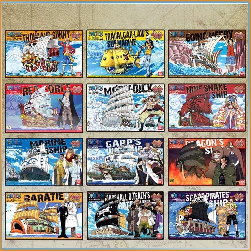 مجموعة بانداي ون بيس جراند شيب - مراجعة Model Kit One Piece Ship وسعره