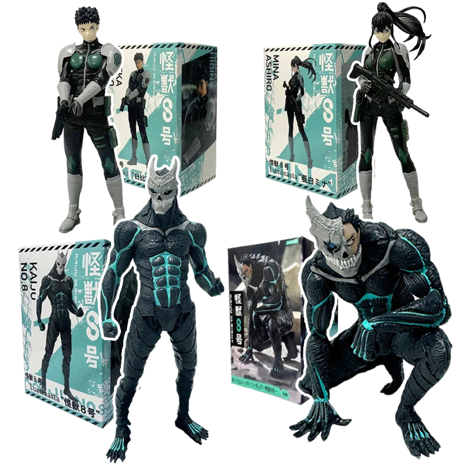 تمثال كايجو رقم 8 بطول 21 سم،  - مراجعة Model Kit Kaiju No 8 وسعره