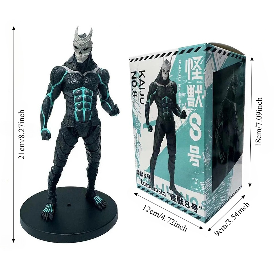 تمثال كايجو رقم 8 بطول 21 سم،  - مراجعة Model Kit Kaiju No 8 وسعره