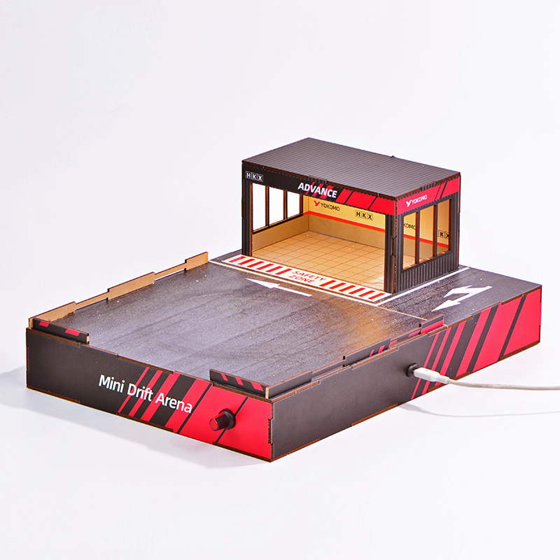 مجموعة بناء مشهد سيارات بمقياس - مراجعة Model Kit Led وسعره