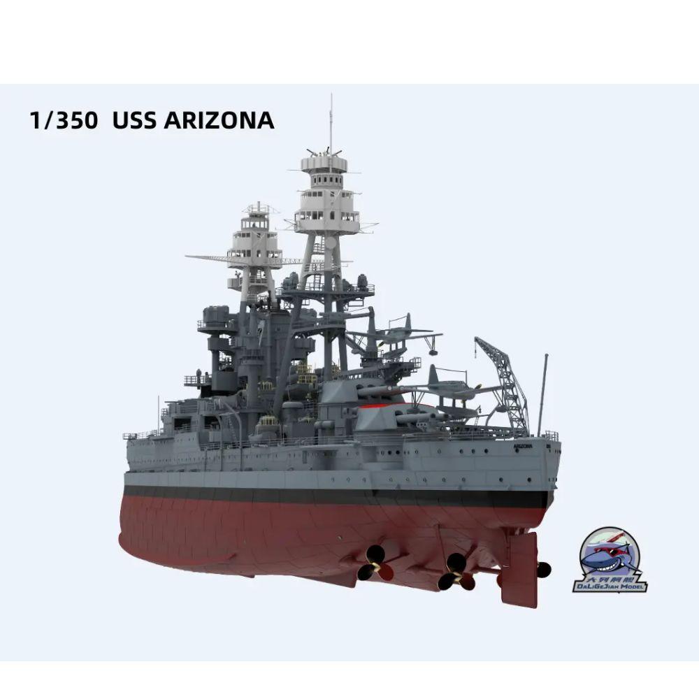 CY CY102 1/350 مقياس يو اس اس  - مراجعة Model Kit Uss Arizona وسعره
