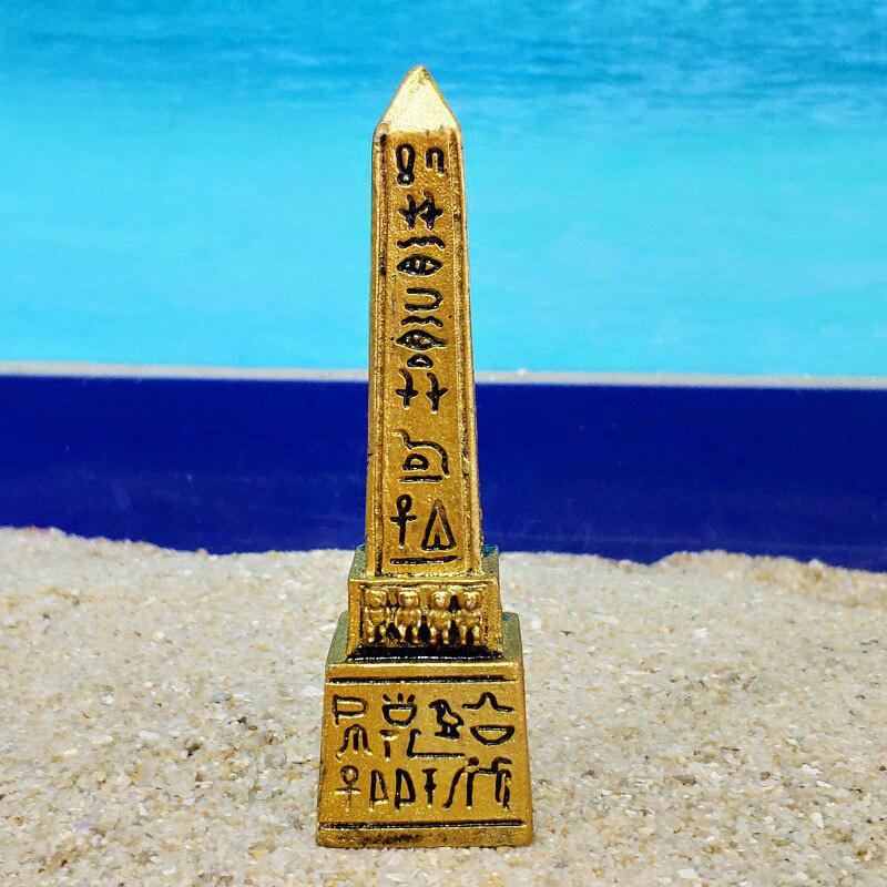 تمثال مسلة صغير الحلي الزخرفية - مراجعة Model Kit Obelisk وسعره