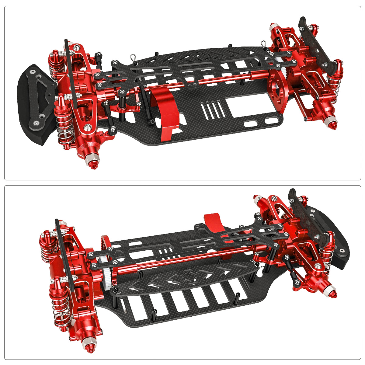 طقم هيكل من الألومنيوم وألياف  - مراجعة Model Kit Tamiya وسعره