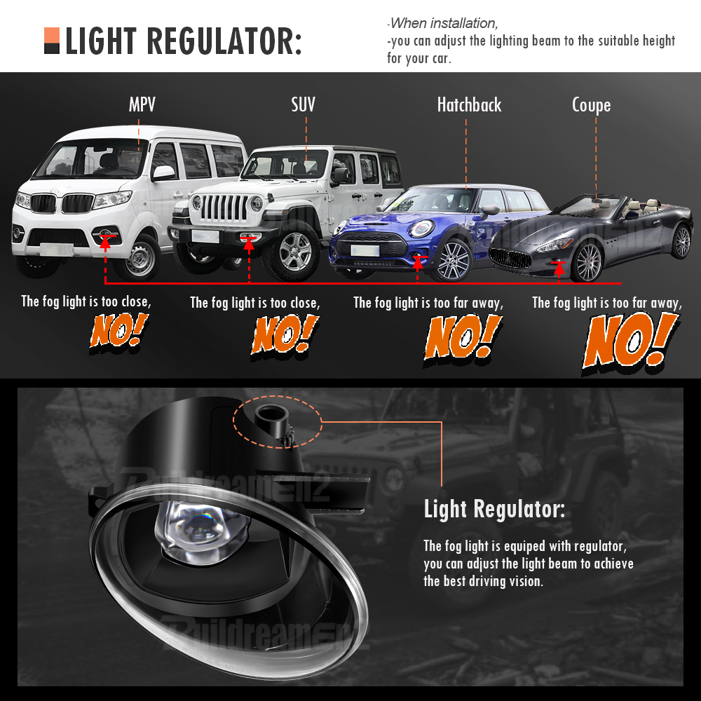 2 قطع 30 واط LED الضباب ضوء ال - مراجعة Model Kit Land Rover وسعره