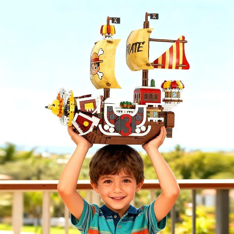 مجموعة نموذج سفينة القراصنة مو - مراجعة Model Kit One Piece Ship وسعره